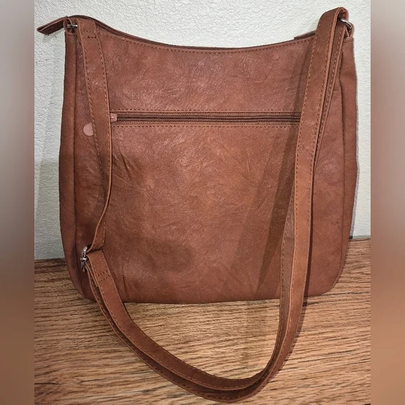 MultiSak Jones FAUX Leather Crossbody Purse - Picture 2 of 11